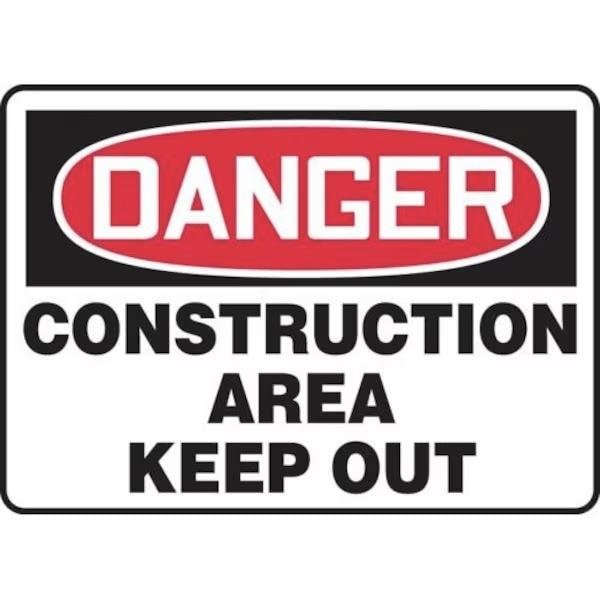 Accuform OSHA DANGER SAFETY SIGN CONSTRUCTIO FRMADM014XV FRMADM014XV - main